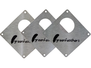 Bird Box Protective Stainless Steel Plate