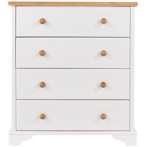 AB - Pavilion - Assembled Oak Veneer & White Painted Bedroom Furniture Range