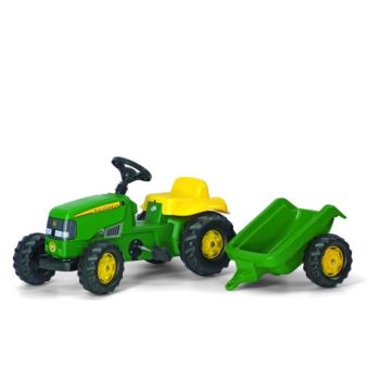Rolly Kid John Deere Tractor and Trailer