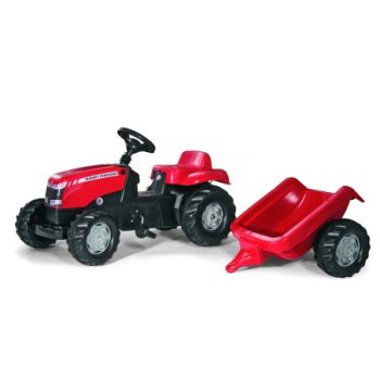 Rolly Kid Massey Ferguson Tractor and Trailer