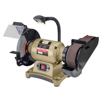 SIP 8" x 2" Bench Grinder / Linisher - L38 x W40 x H34 cm