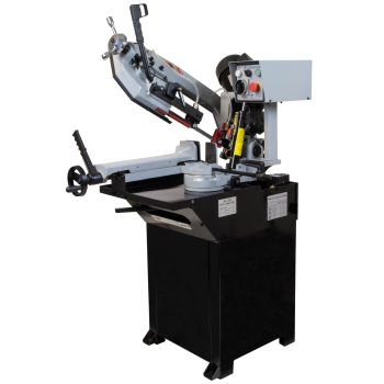 SIP 10" Swivel Head Pull-Down Metal Bandsaw - L85 x W140 x H137.2 cm