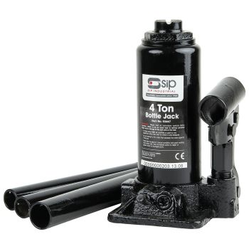 SIP 4 TON Bottle Jack - L11 x W13 x H21 cm