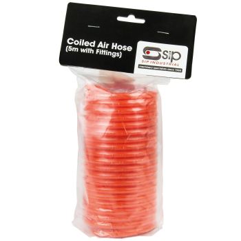 SIP 5mtr Coiled Air Hose - L9 x W15 x H31 cm