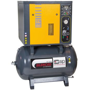 SIP NB5.5/270 Silenced Piston Compressor - L7 x W7 x H30 cm