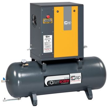 SIP RS2.2-10-200BD 200ltr Rotary Screw Compressor - L145 x W58 x H135 cm