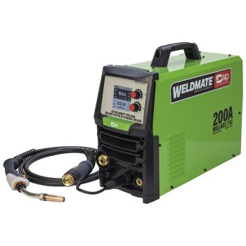 SIP WELDMATE PRO 200A MIG/ARC/TIG Pulse Synergic Inverter Welder - L53.5 x W23 x H37 cm