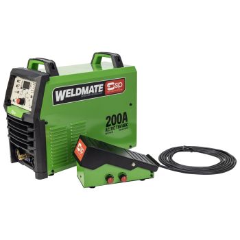 SIP WELDMATE PRO 200A AC/DC TIG/ARC Inverter Welder with Pulse Package - L36.3 x W76 x H55.3 cm