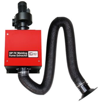 SIP FX-WM Professional Wall-Mounted Welding Fume Extractor (1x Arms) - L240 x W161 x H136 cm