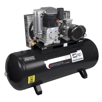 SIP ISBD7.5/270 270ltr Industrial Electric Compressor - L56 x W164 x H132 cm