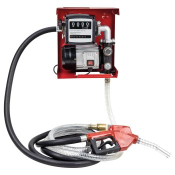 SIP 230v Diesel Transfer Pump with Fuel Meter - L24.5 x W34 x H30 cm