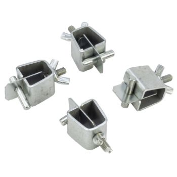 SIP 4pc Contour & Flush Butt Welding Clamps - L3.1 x W2.4 x H5.5 cm