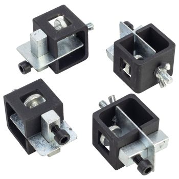 SIP 4pc Adjustable Offset Butt Welding Clamps - L3.6 x W3.3 x H6 cm