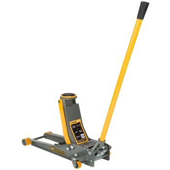 WINNTEC 2 Ton Low-Profile Turbo-Lift Trolley Jack - L77 x W39.5 x H18.5 cm
