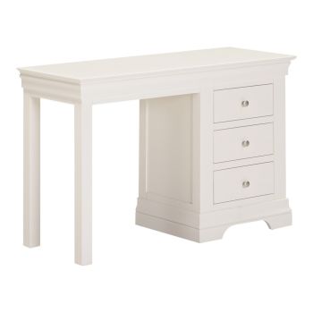 Bordeaux 3 Drawer Dressing Table - L44.5 x W115 x H76 cm - Ivory