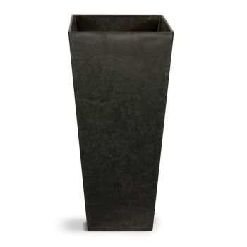 Ella Vase - Artstone - L35 x W35 x H70 cm - Black