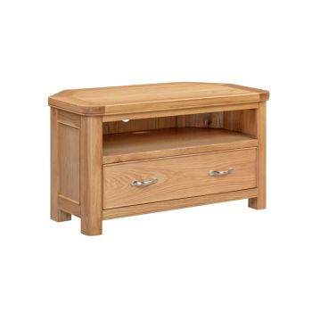 Bologna Corner TV Unit - L51 x W102 x H56 cm - Oak