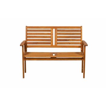 Napoli 2 Seater Bench - Acacia Hardwood - L60 x W120 x H96 cm