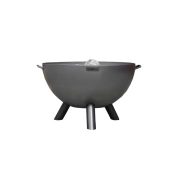 Kongo Deep Fire Bowl - Steel - L85 x W85 x H55 cm - Black