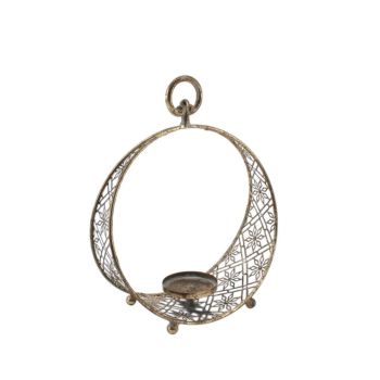 Candle Holder - Metal - L25 x W12 x H32 cm