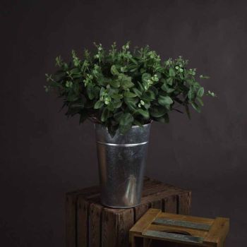 Cineraria Eucalyptus Spray Artificial Plant - Fabric/Plastic - L5 x W20 x H62 cm - Green