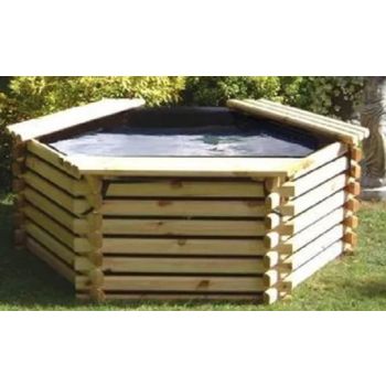 175 Gallon Pool - Timber - L167 x W167 X H62 - Minimal Assembly Required