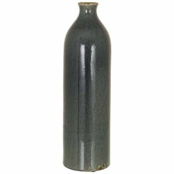 Garda Glazed Gisela Vase - Ceramic - L17 x W17 x H57 cm - Grey