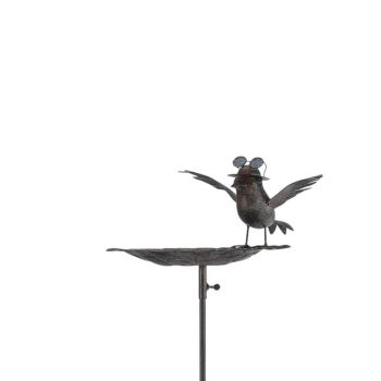 Bird Feeder Garden Stake - Metal - L8 x W14 x H50 cm