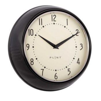 Clocks - Metal/Glass - L23 x W7 x H23 cm - Black
