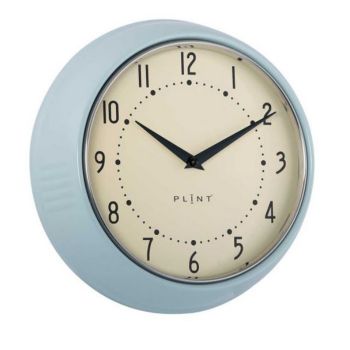 Clocks - Metal/Glass - L23 x W7 x H23 cm - Ice Blue