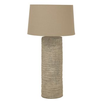 Tall Tuscan Lamp - Ceramic - L24 x W24 x H83 cm - Brown
