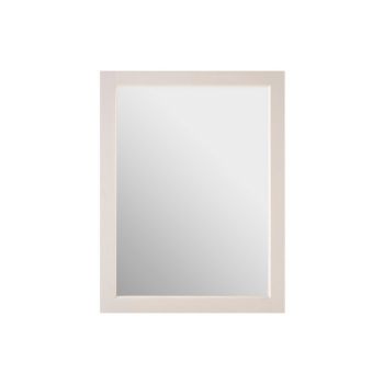 Mirrored Wall Cabinet with 2 Inner Shelves - Wood - L16 x W51 x H66 cm - White