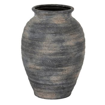 Marra Medium Olpe Vase - Ceramic - L26 x W26 x H34 cm - Black
