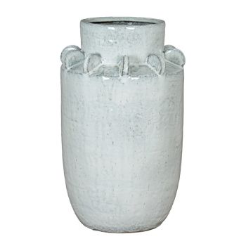 Dara Large Hydria Vase - Ceramic - L24 x W24 x H41 cm - White