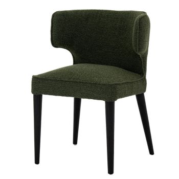 Avia Moss Indoor Dining Chair - Wood - L56 x W61 x H81 cm - Green