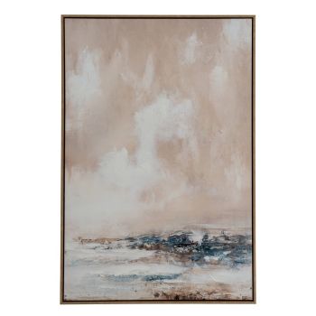 Veydra Hand Painted Canvas in Frame - Wood - L3 x W50 x H120 cm - Multi-Coloured