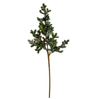 Woodland Pine Teardrop Swag with Pinecones - Plastic - L10 x W25 x H120 cm - Green