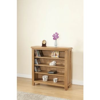 Shrewsbury 3' Bookcase - L30 x W90 x H90 cm - Oak