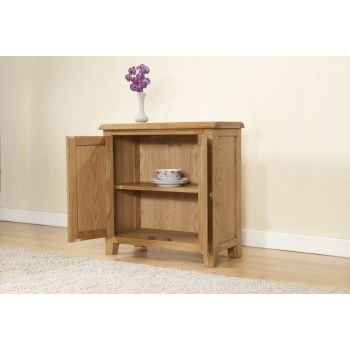 Shrewsbury Small Cabinet with 2 Doors - L35 x W75 x H75 cm - Oak