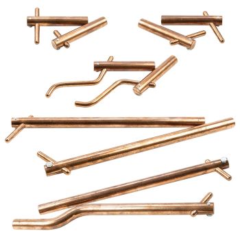 SIP Spot Welder 5pc Bodywork Kit (ø 16mm) - Copper/Chrome Alloy - L3.8 x W14.2 x H3.8 cm