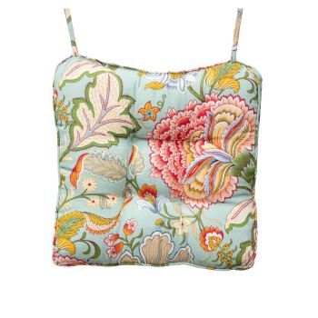 Box Seat Pad - Floral Protea Print - L45 x W45 x H8 cm