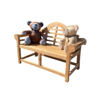 Children's Lutyen Garden Bench - L32 x W80 x H55 cm - Teak