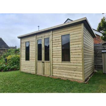 8 X 6 BAKEWELL SUMMERHOUSE - L243.8 x W182.9 x H243.8 cm