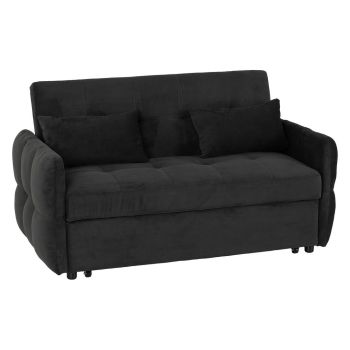 Chelsea Sofa Bed - L83 x W150 x H88 cm - Black Fabric
