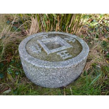Zeni Gata Water Basin - Dia 36cm x H13.5cm - Grey