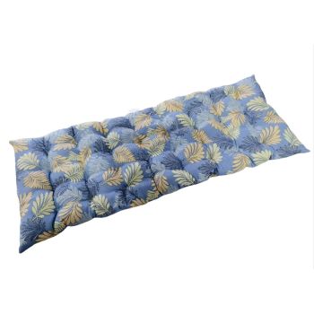 Bench Seat Pad - Dark Fern - L40 x W110 x H5 cm - Green on Navy
