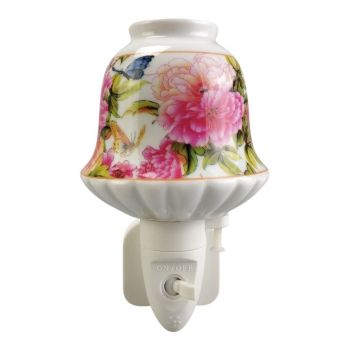 Floral Nightlight - Colourful Floral Design - L8 x W8 x H13 cm