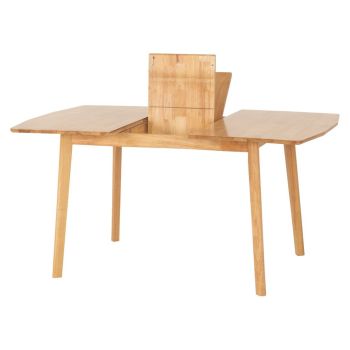 Emery Extending Dining Table - L90 x W76 x H150.5 cm - Natural Oak