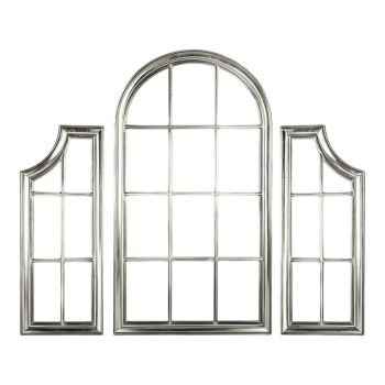 180cm Wall Mirror - L4 x W90 x H180 cm - Silver