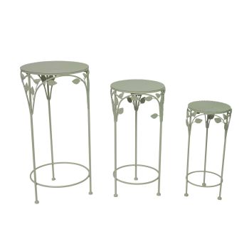 Woodland Plant Table Tall (Set of 3) - Green